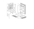 KitchenAid KBCO06XPBL00 door and shelf parts diagram