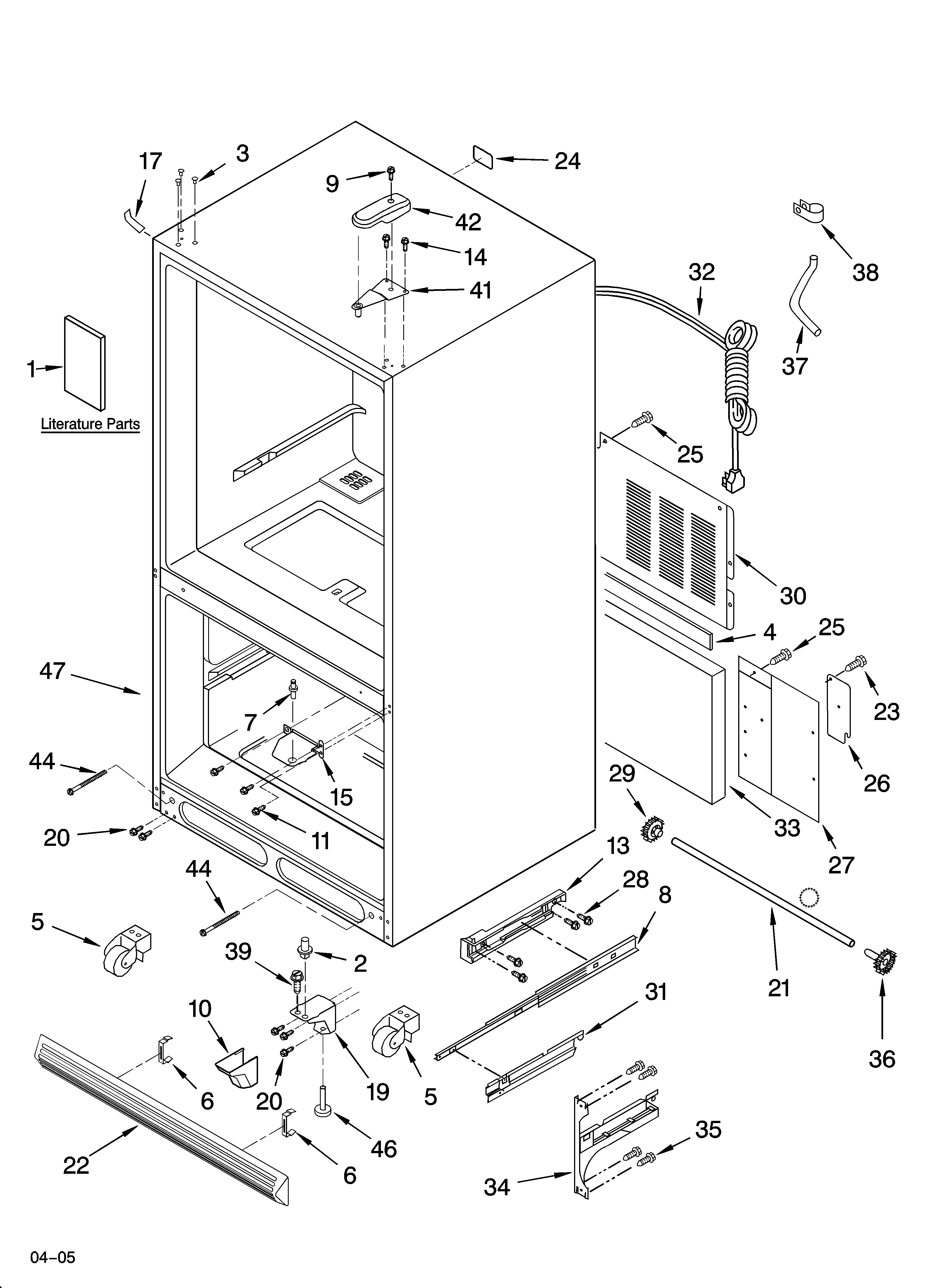 Cabinet parts