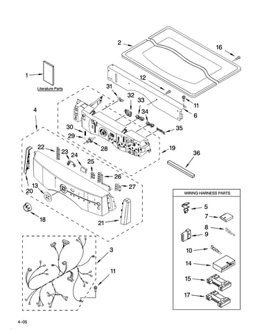 Top and console parts