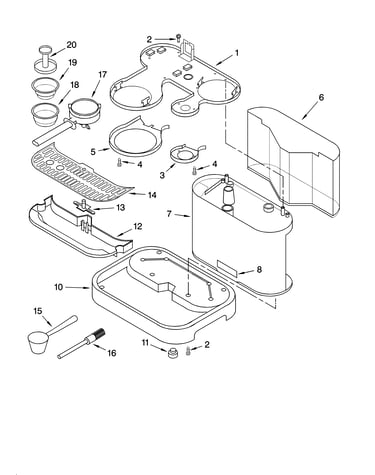 Lower housing and base parts