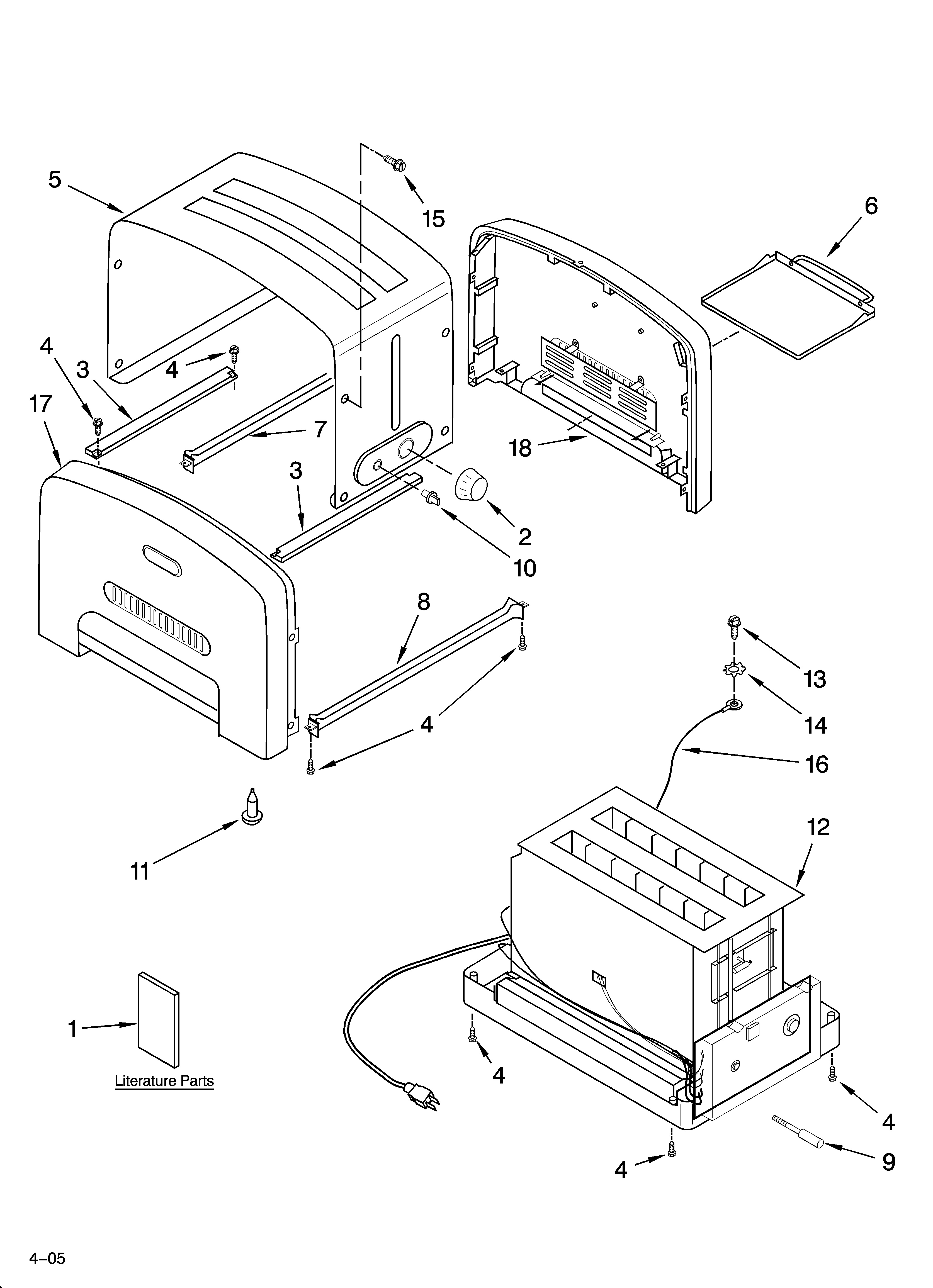 Housing parts
