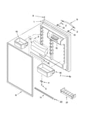 Refrigerator door parts