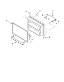 Freezer door parts