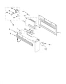Cabinet and installation parts