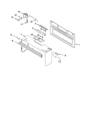 Cabinet and installation parts