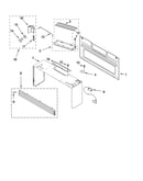 Cabinet and installation parts