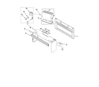 Roper MHE14XMB2 cabinet and installation parts diagram