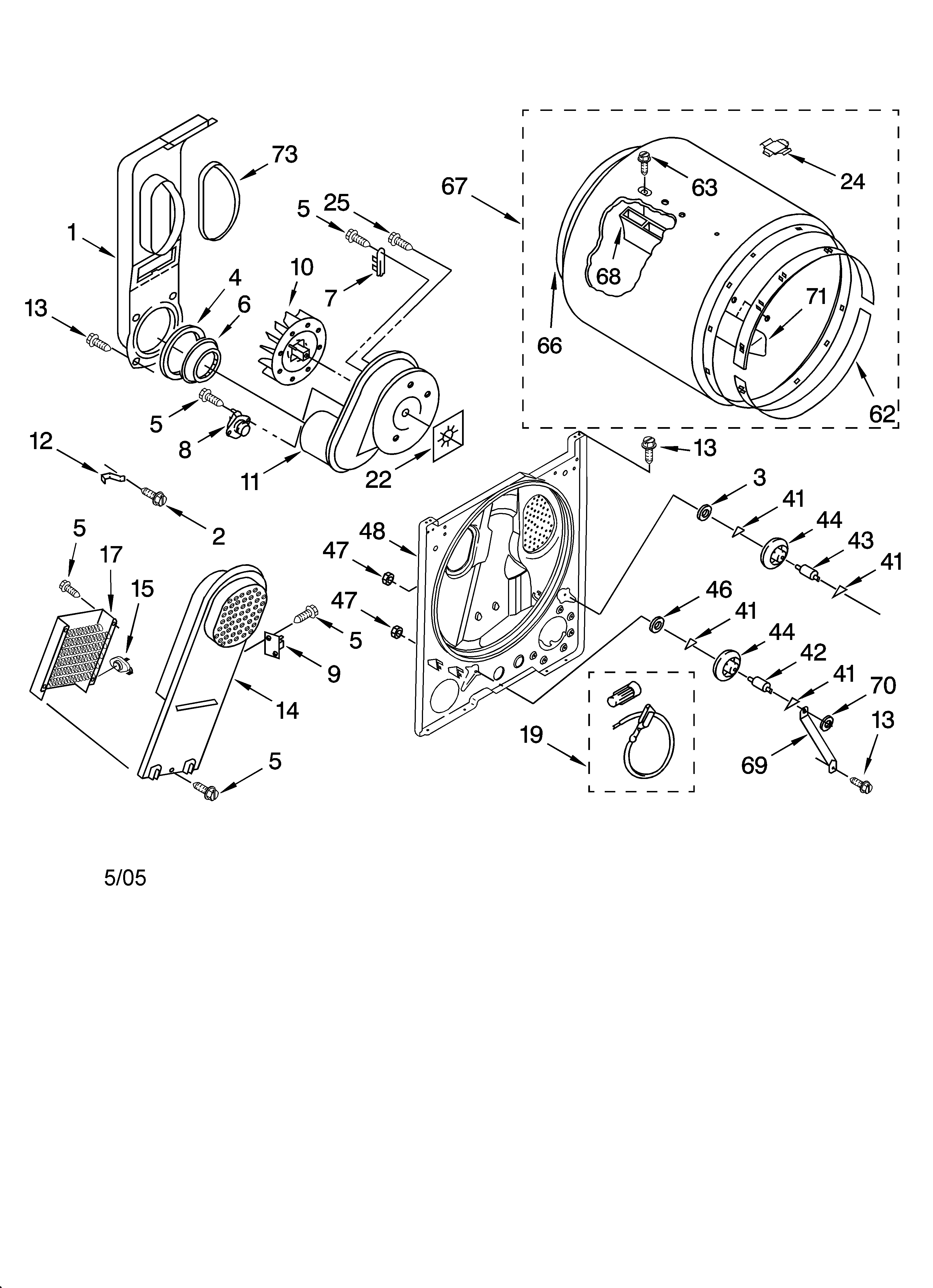 Bulkhead parts, optional parts (not included)