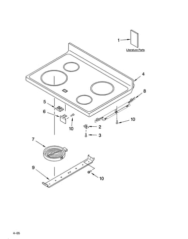 Cooktop parts