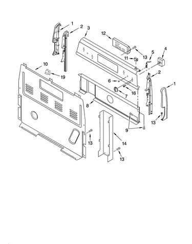 Control panel parts