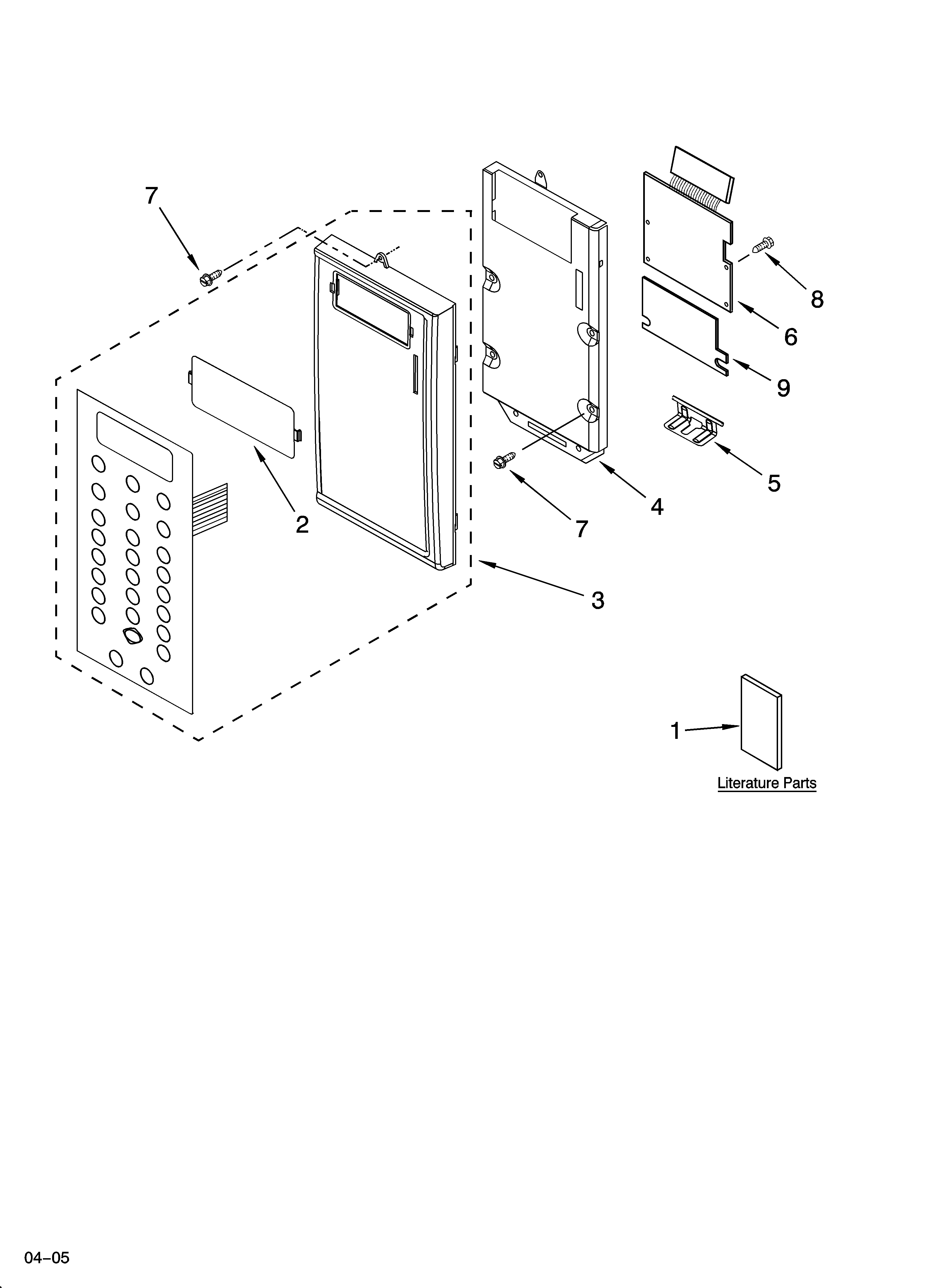 Control panel parts