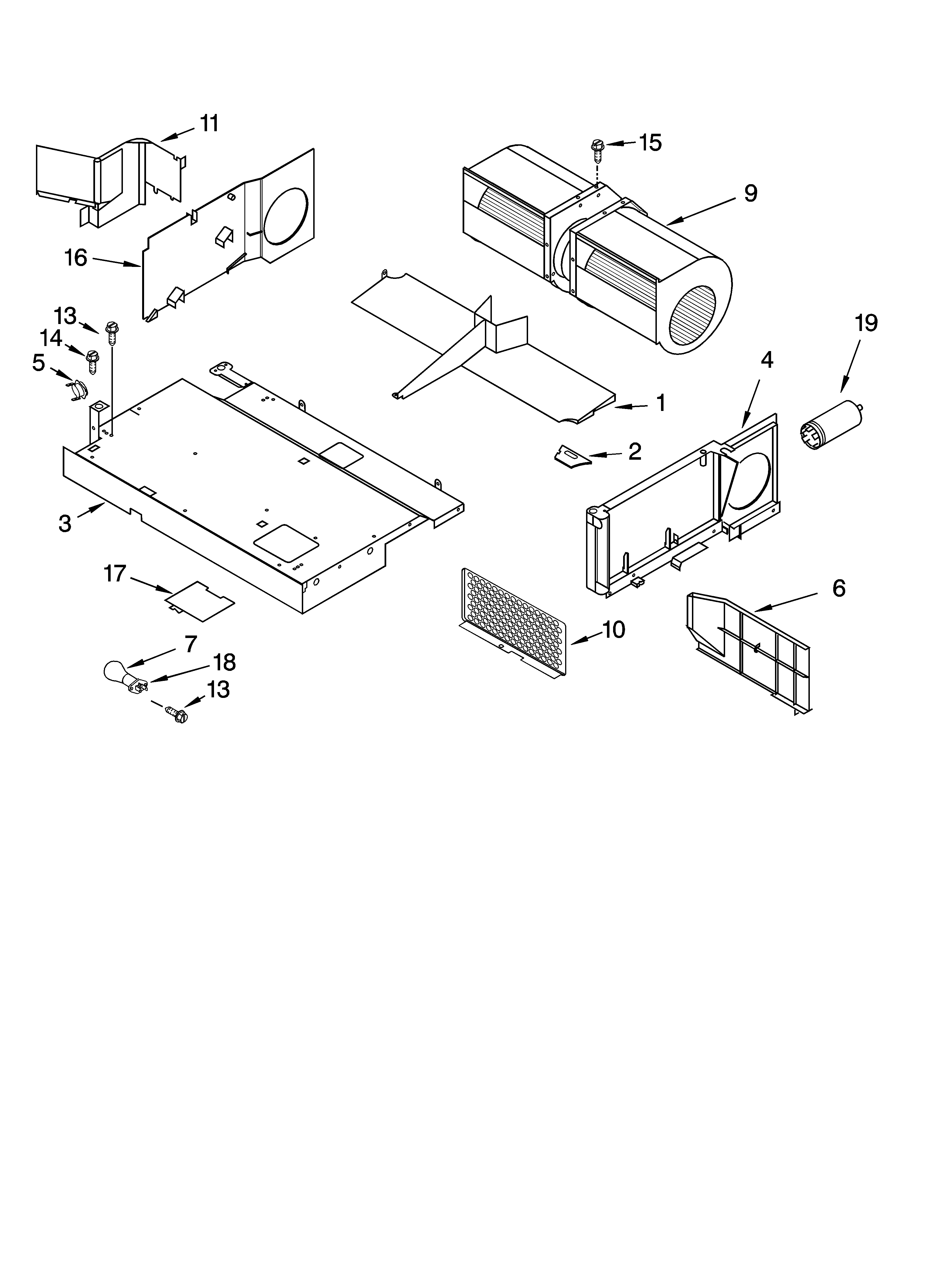 Air flow parts