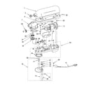 Whirlpool KD2661XMC3 case, gearing and planetary unit diagram