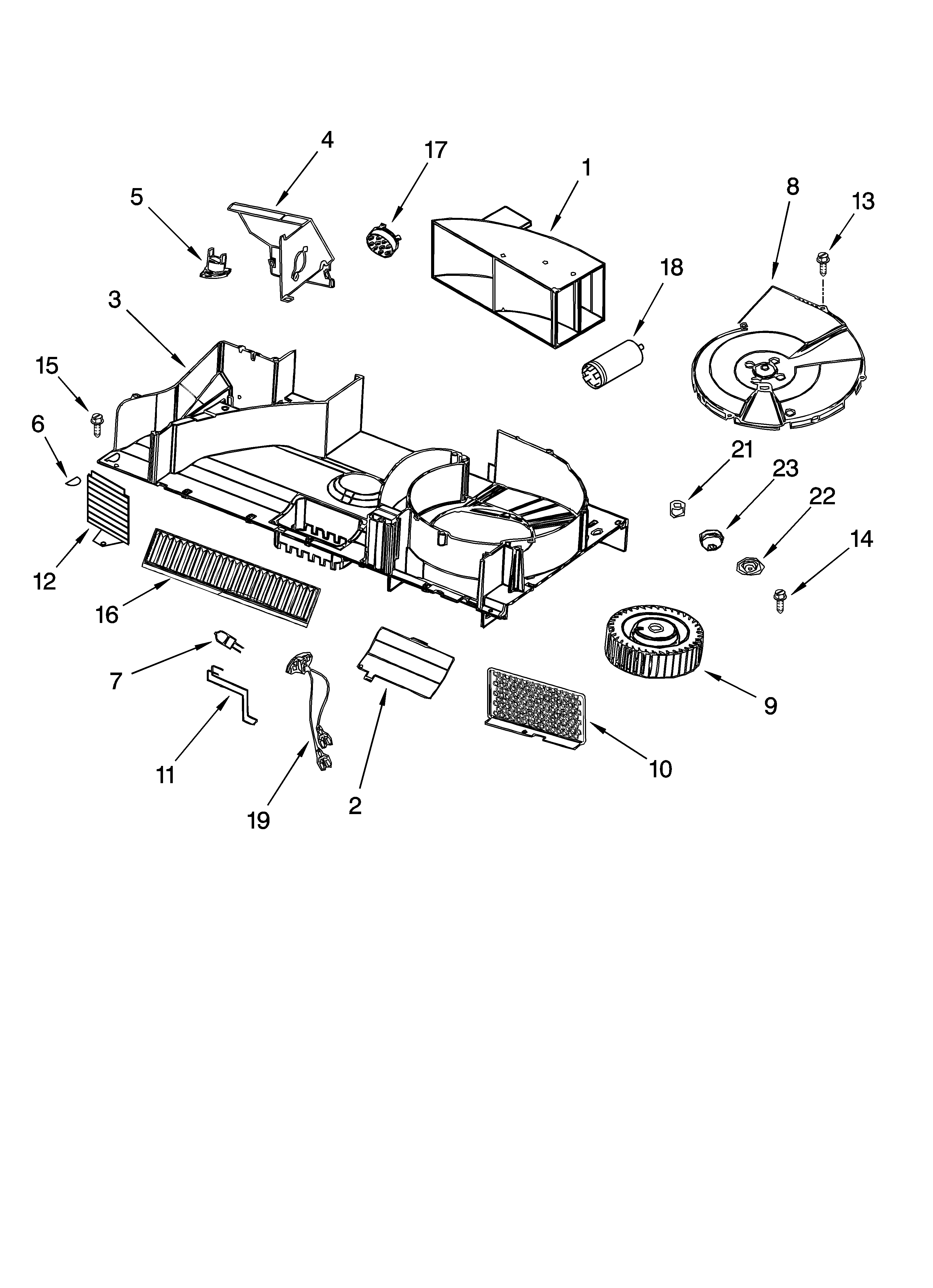 Air flow parts