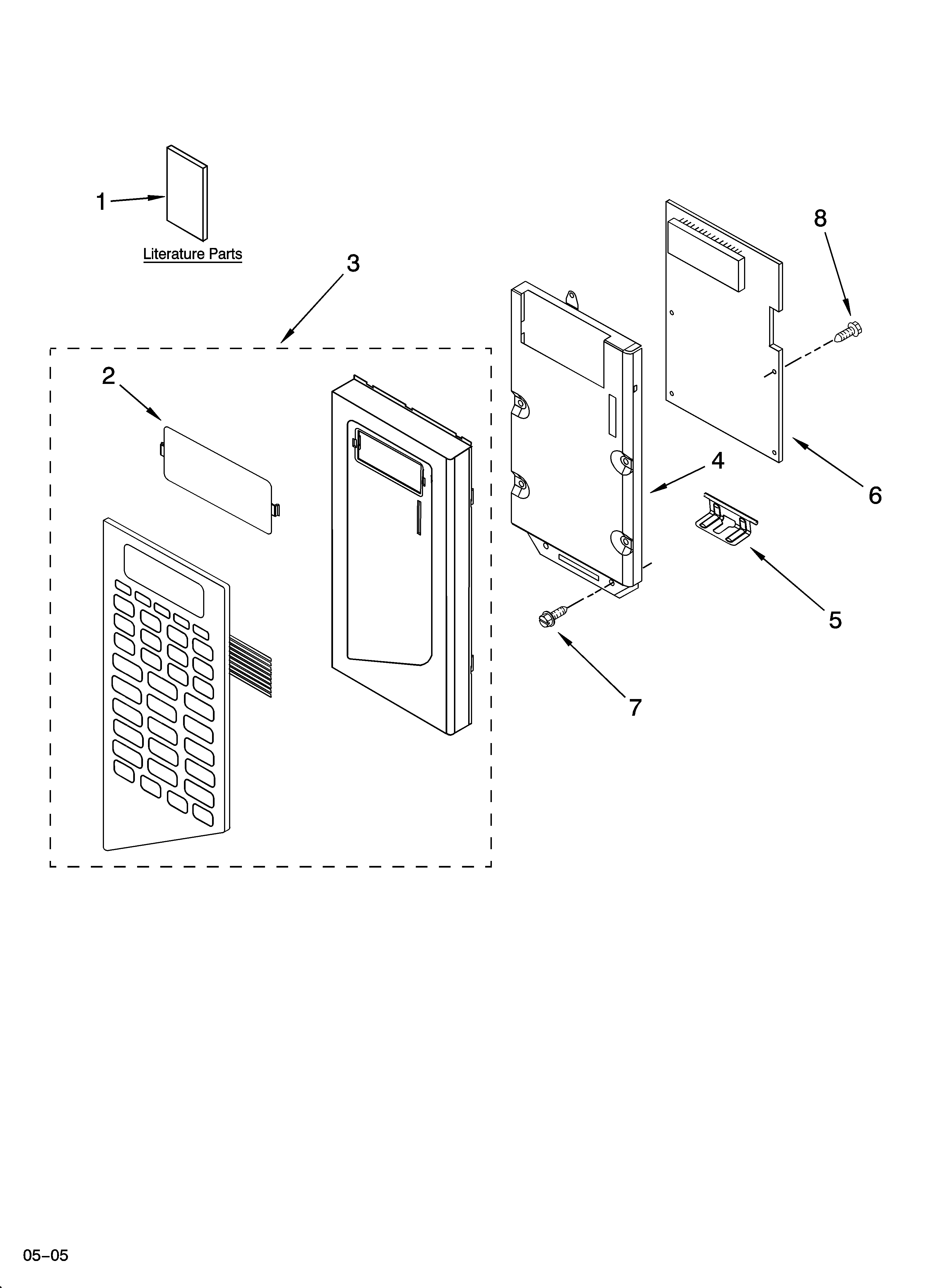 Control panel parts