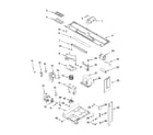 KitchenAid KHMS155LBT1 interior and ventilation parts diagram