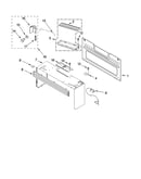 Cabinet and installation parts