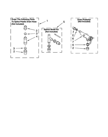 Water system parts, miscellaneous parts, optional part