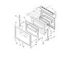 Roper FES326RD0 door parts, optional parts diagram