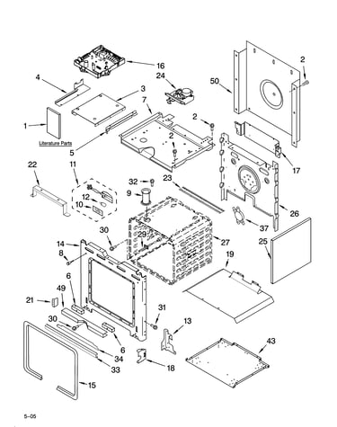 Oven parts (applies to both ovens)