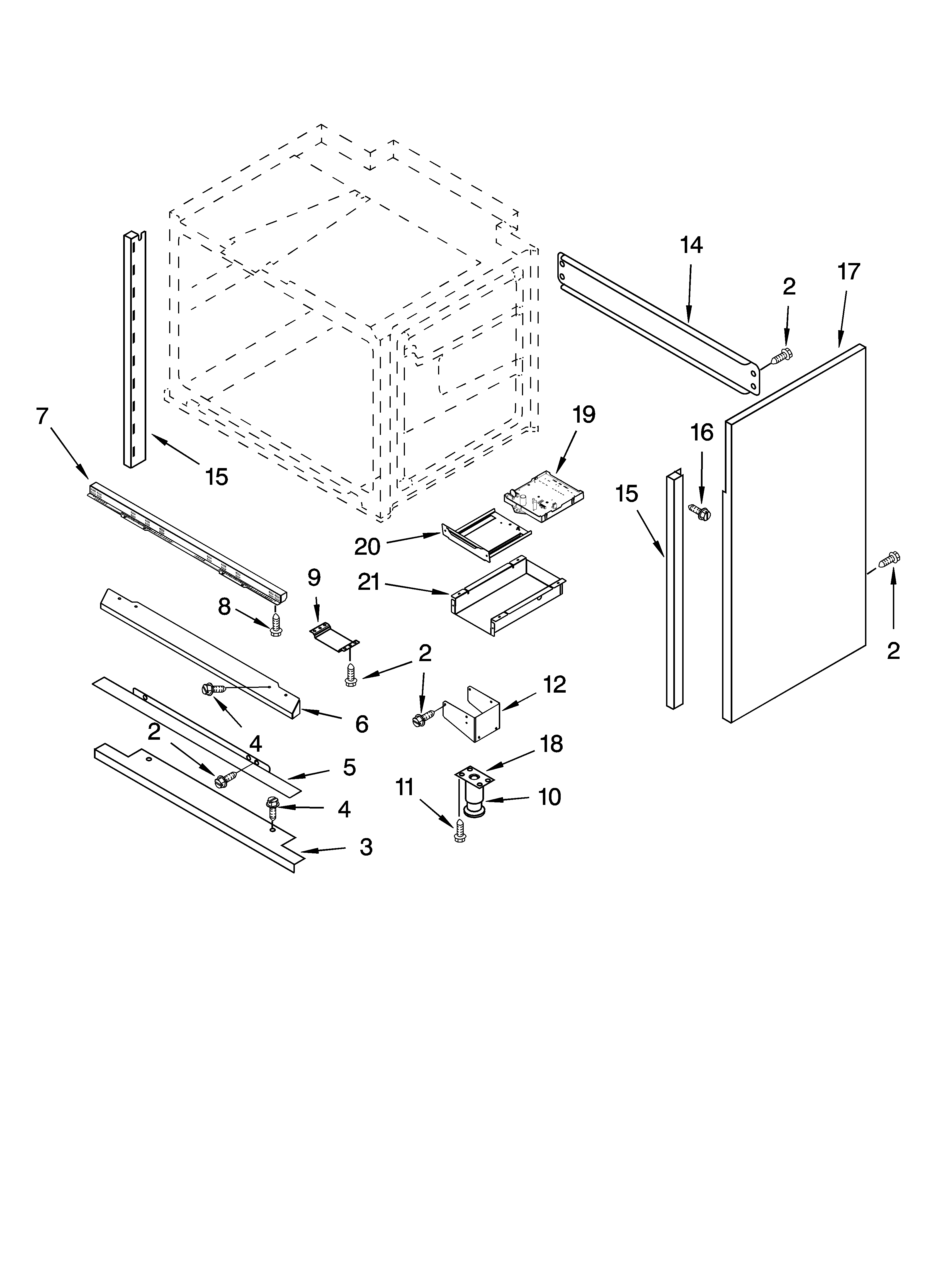 Chassis parts, optional parts