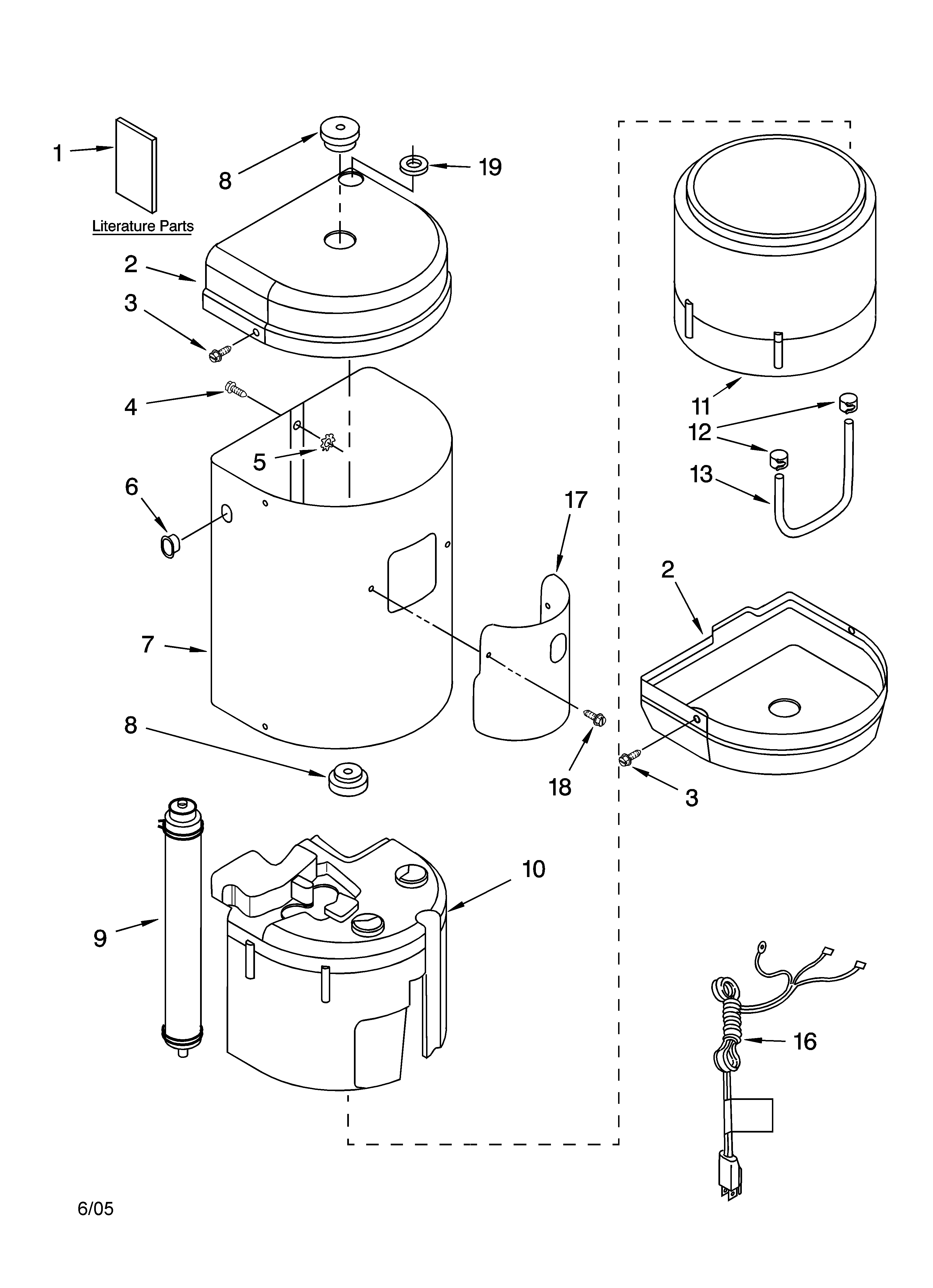 Outer cover & insulation parts