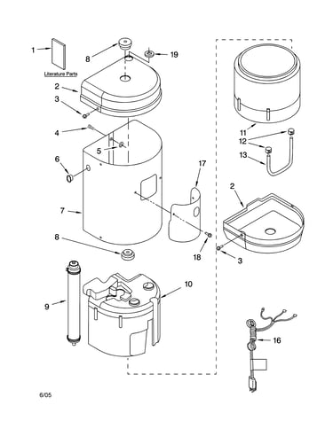 Outer cover & insulation parts