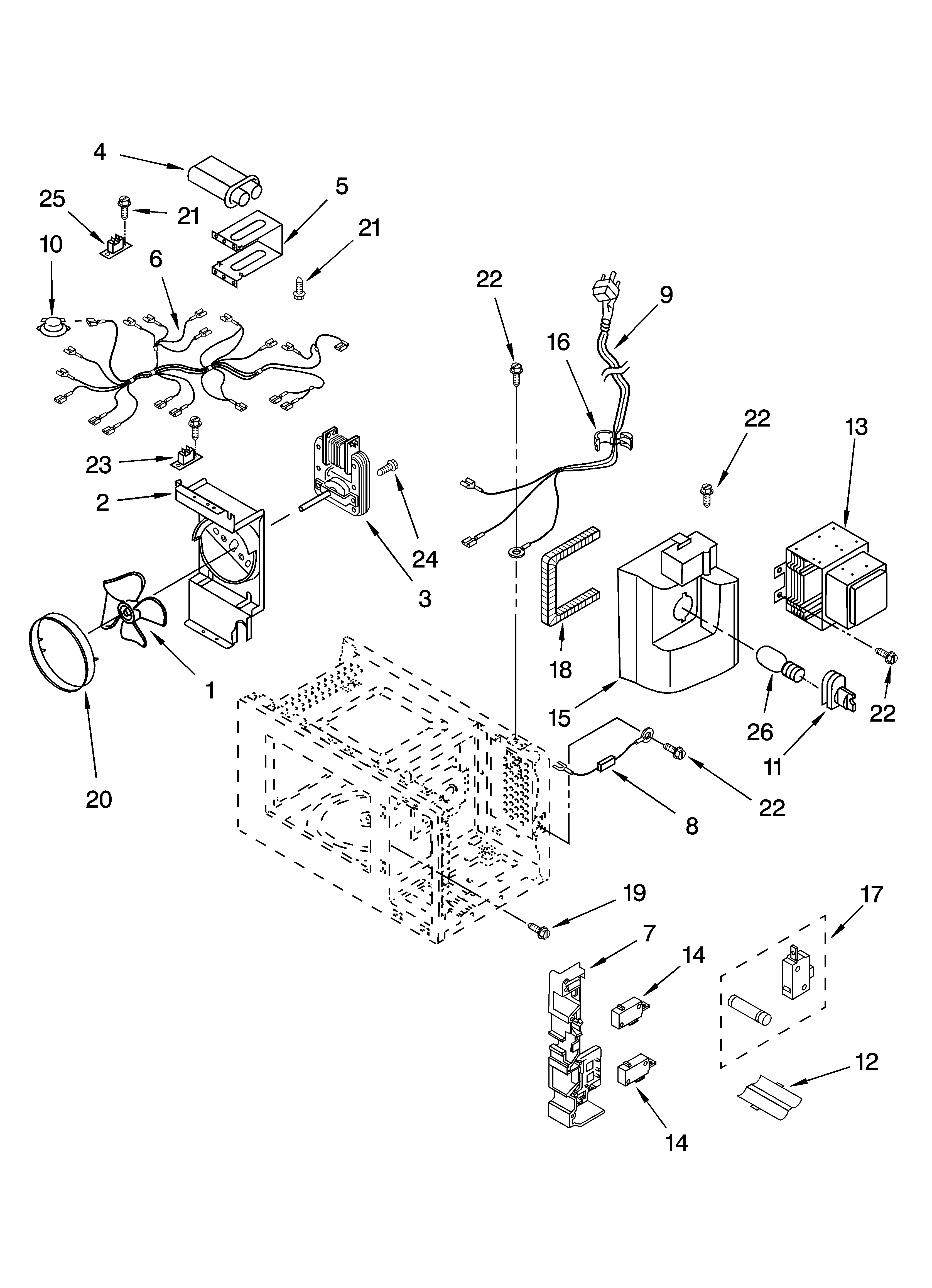 Oven interior parts
