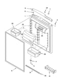 Refrigerator door parts