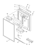 Refrigerator door parts