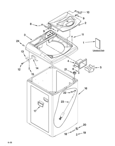 Top and cabinet parts