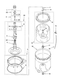 Agitator, basket and tub parts