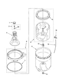 Agitator, basket and tub parts