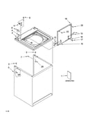 Top and cabinet parts