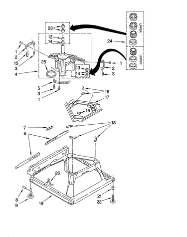Machine base parts