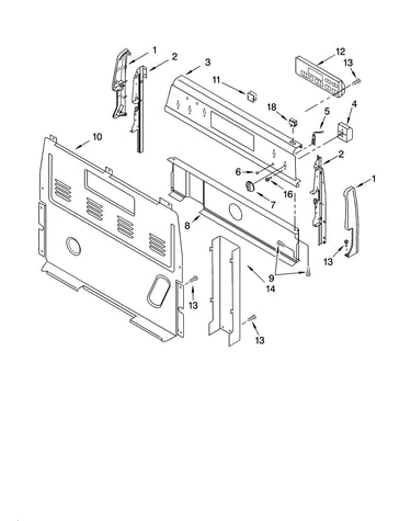 Control panel parts