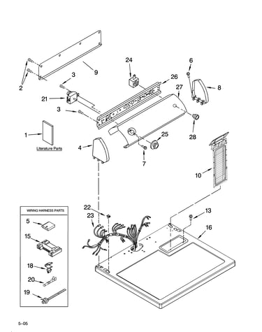 Top and console parts