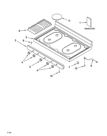 Cooktop parts