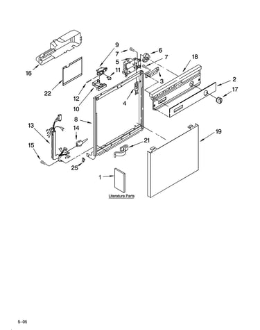 Frame and console parts