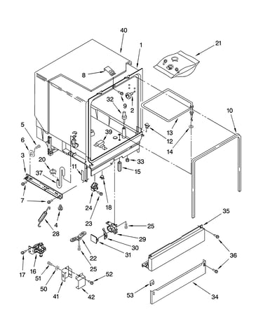 Tub assembly parts