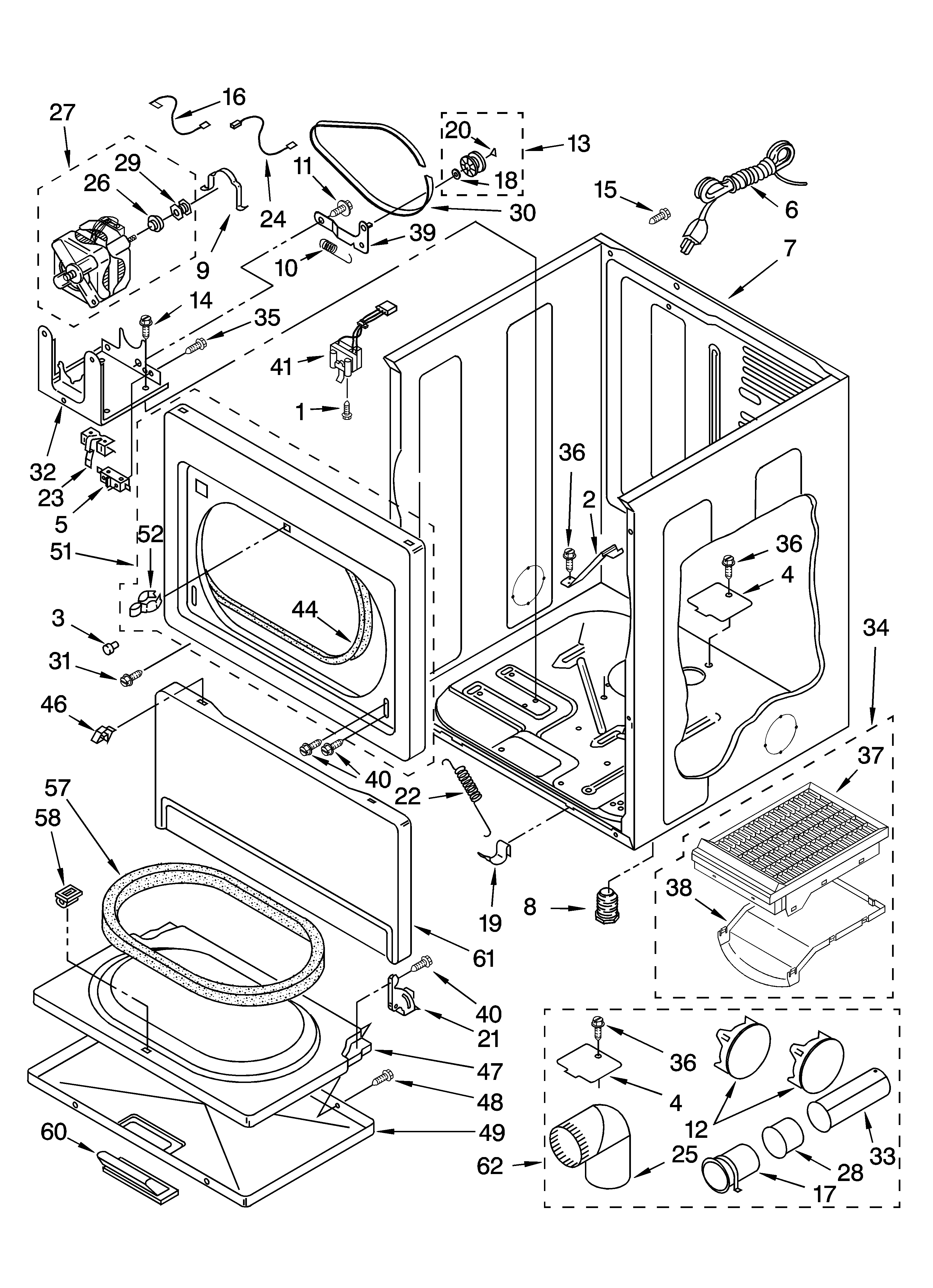 Cabinet parts