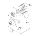 Whirlpool ED2NHGXRQ00 icemaker parts, optional parts diagram