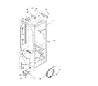 Whirlpool ED5CHQXKB04 refrigerator liner parts diagram