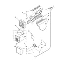 Whirlpool ED5CHQXKQ04 icemaker parts, optional parts diagram