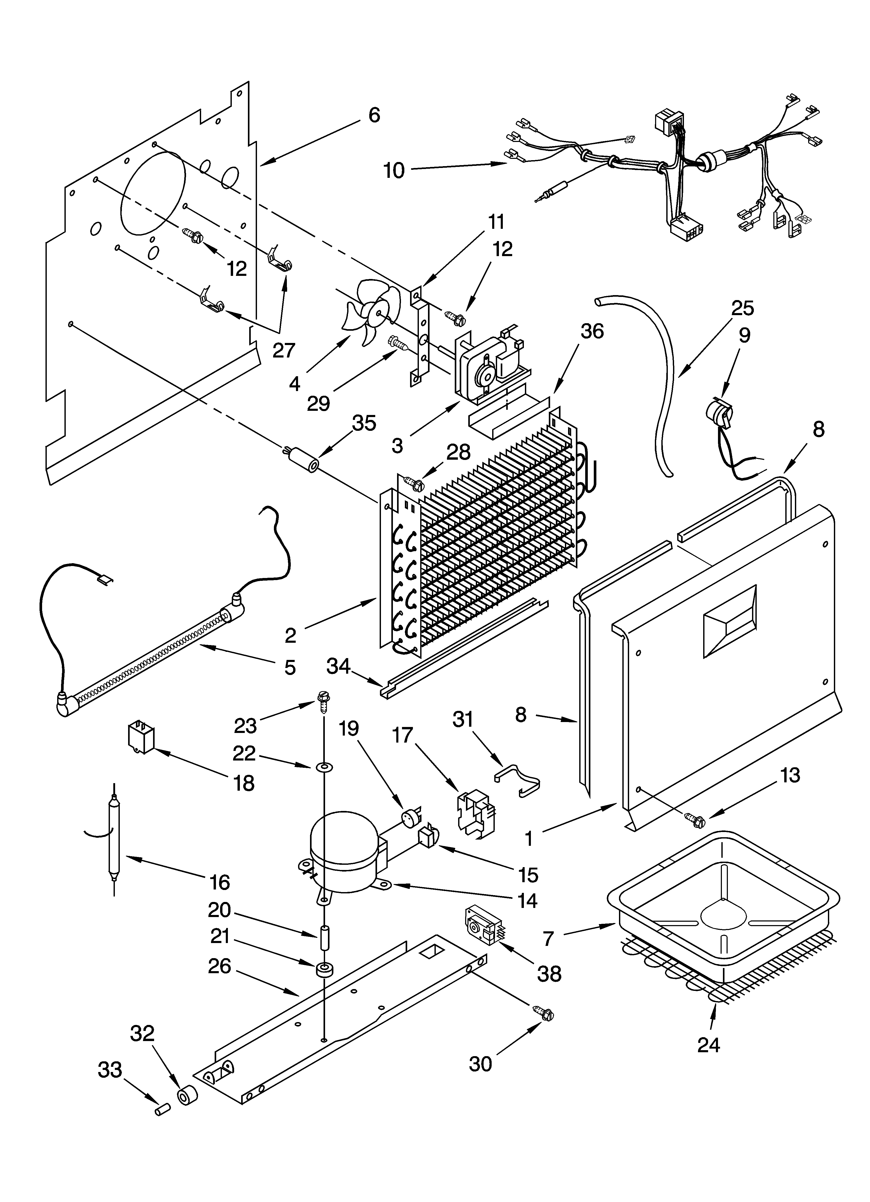 UNIT PARTS, PARTS NOT ILLUSTRATED