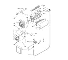 Whirlpool ET1CHMXKQ05 icemaker parts diagram
