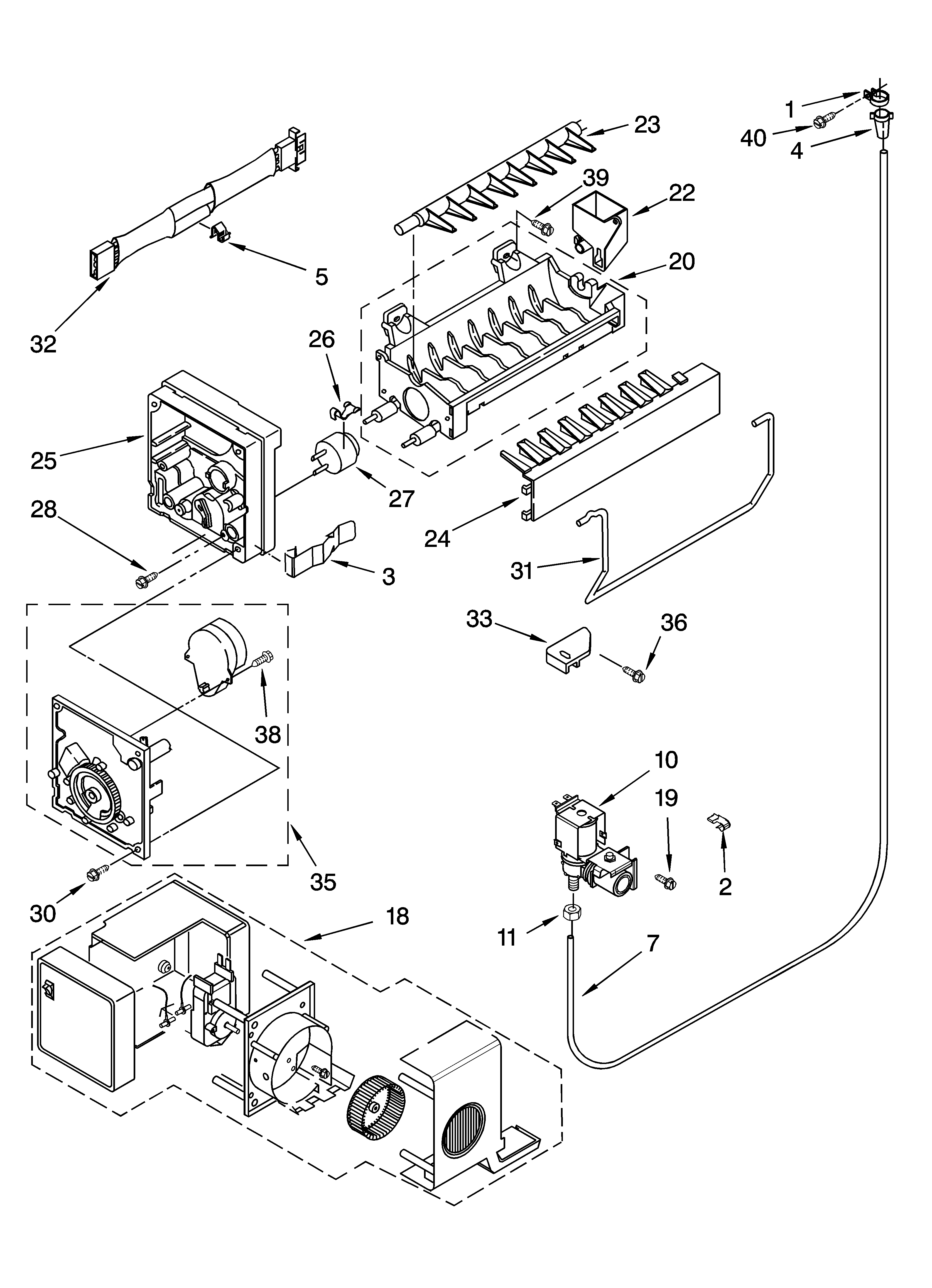 Icemaker parts