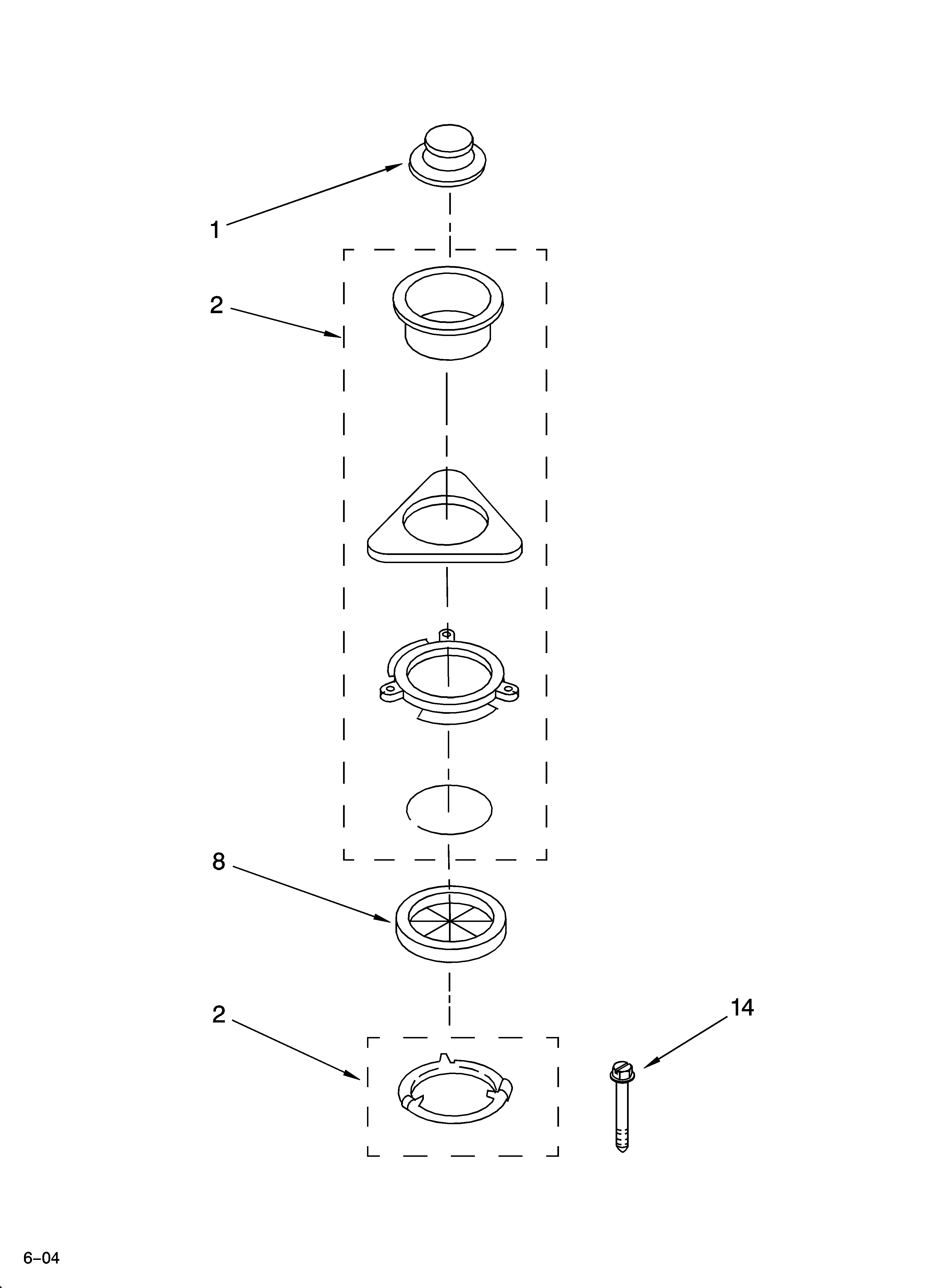 Upper housing and flange parts