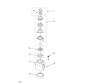 Whirlpool GC5000XE2 upper housing and flange parts diagram