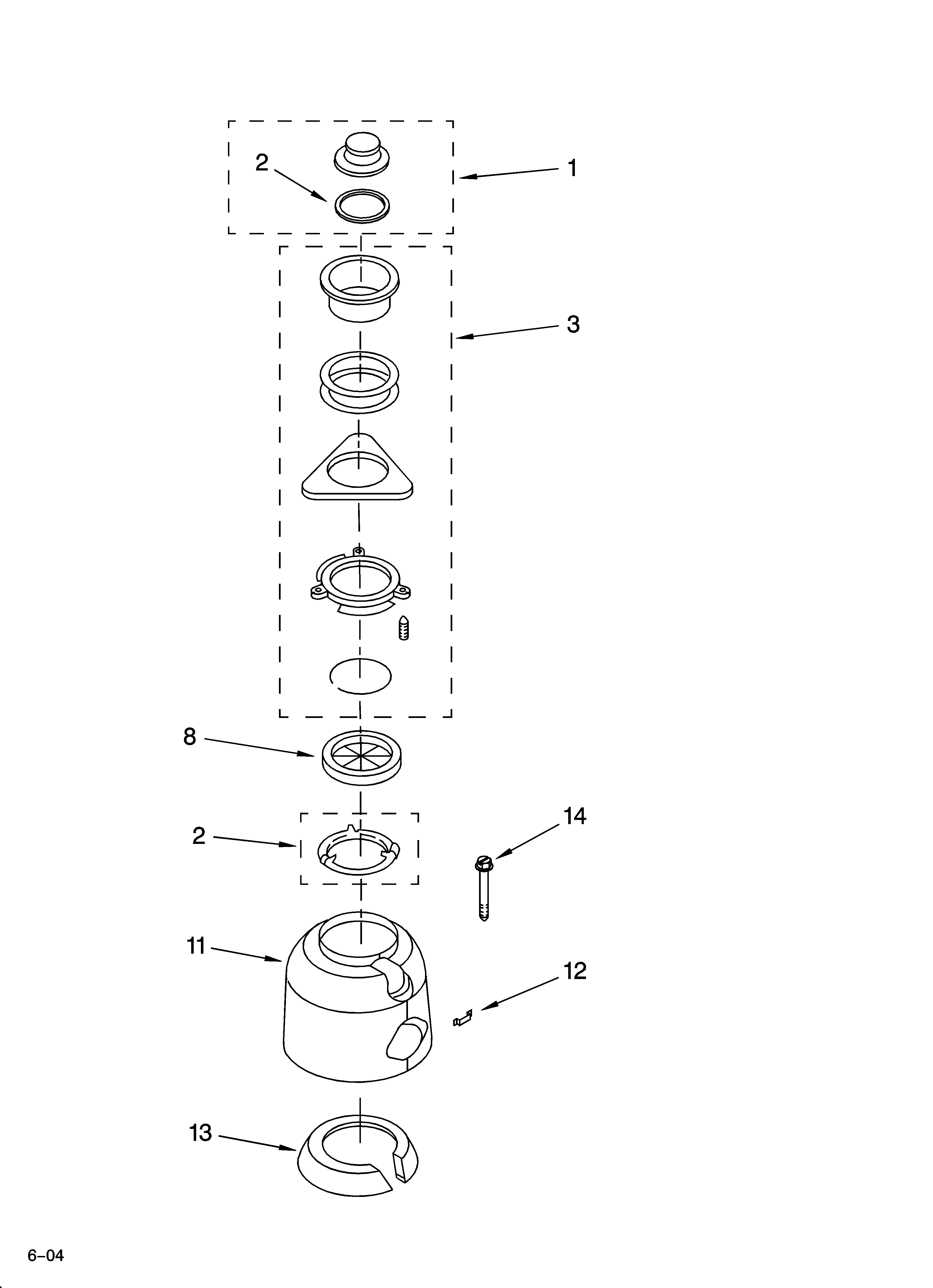 Upper housing and flange parts